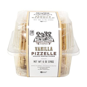 Biscotti Brothers Bakery Pizzelle Cookie, Vanilla, 6 Ounce