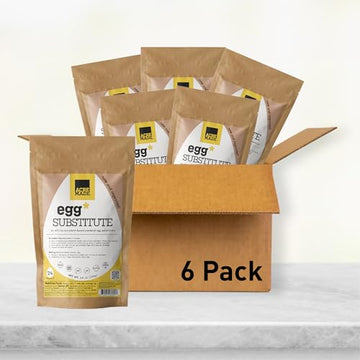 AcreMade Plant-Based Egg Substitute, Vegan, Gluten Free, Low Sodium, 33.6 oz (Pack of 6)