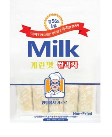 Milk Classic Rice Cracker ?? ??? ??? 240g (240g, Egg)