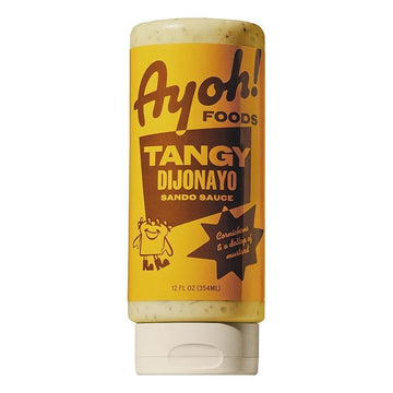 Ayoh Foods  Mayo Gone Wild  Made by Molly Baz - Easy to Squeeze  Perfect for; Sandwiches  Burgers  Fries  Nuggets  Wraps & Dips (1 Pack  Tangy Dijonayo)
