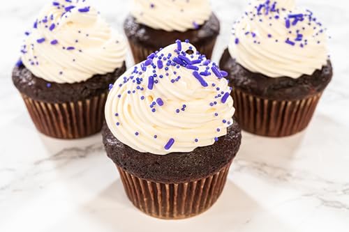 Bakerpan Purple Jimmies Sprinkles - 6 Ounces Purple Sprinkles For Cake Decorating - Edible Sprinkles For Cupcakes, Ice Cream, Ca