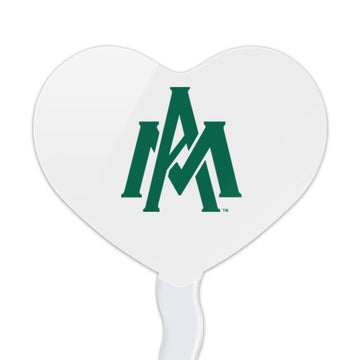 GRAPHICS & MORE Cupcake Picks Toppers Set of 6 - Acrylic - University of Arkansas at Monticello Heart Love Design