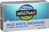 Wild Planet Wild White Anchovies in Water 3rd Party Mercury Tested 4.4 Ounce