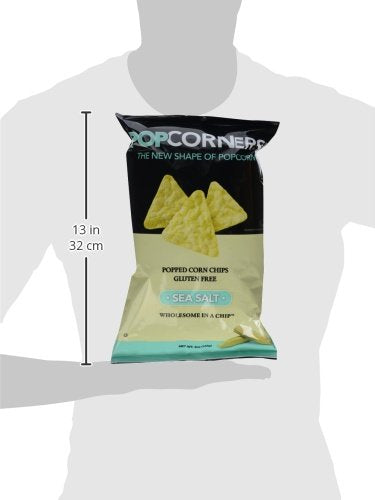 Popcorners Sea Salt Popped Corn Chips, 5 oz