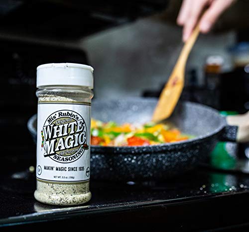 Mis Rubins Magic Seasoning Variety Pack - Black Magic, White Magic, Creole Magic, Fish Seasoning | Gourmet Spices Gift Set | All