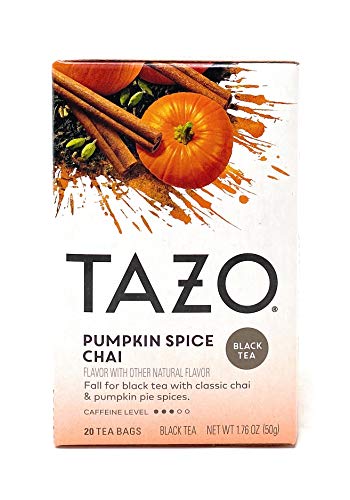 Tazo Pumpkin Spice Chai Tea Bags - 20 Bags