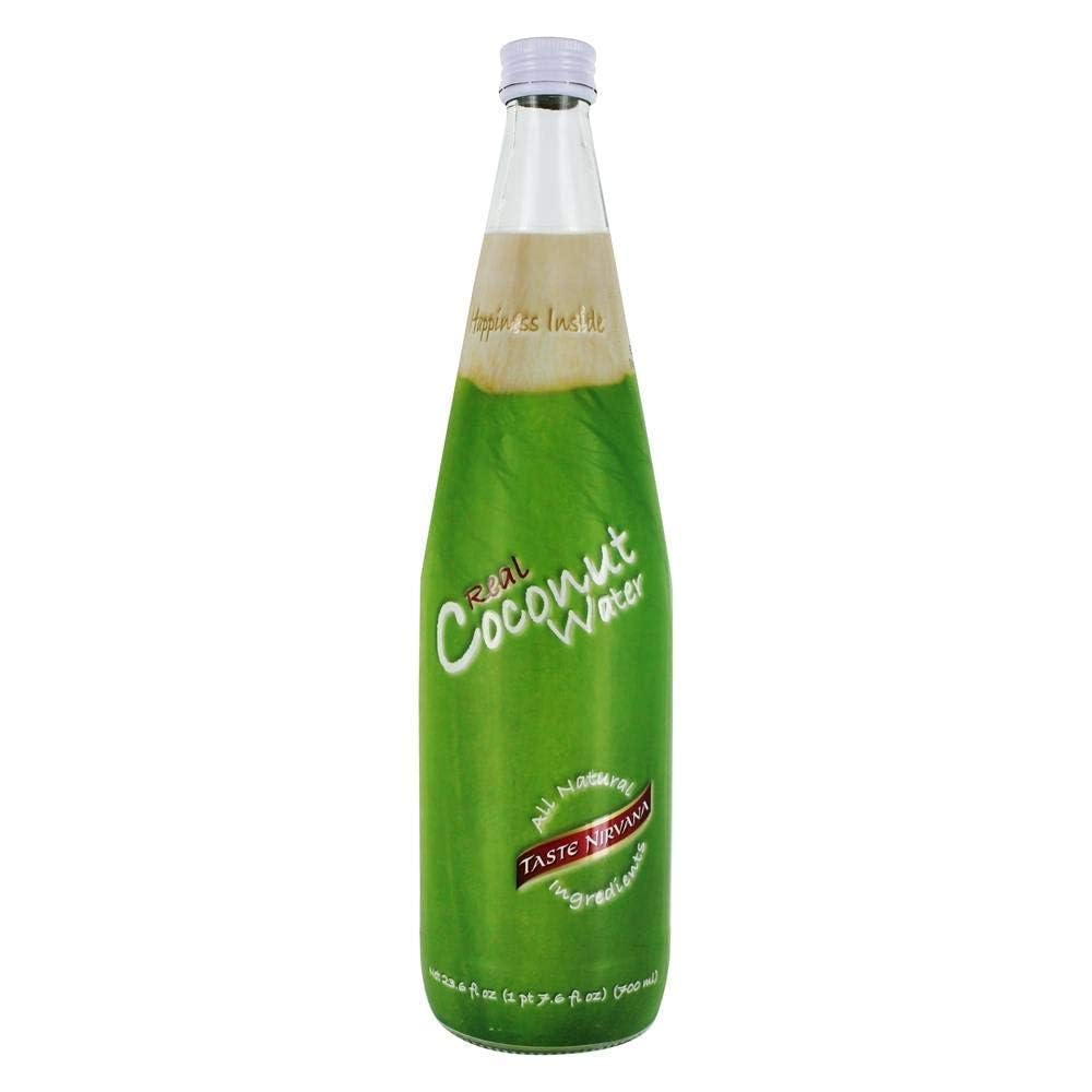 Taste Nirvana Natural Coconut Water, 23.6 Ounce (Pack Of 6)