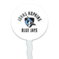 GRAPHICS & MORE Johns Hopkins University Cupcake Picks Set of 6 - Acrylic Toppers