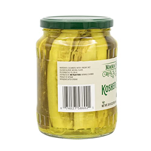 Mama Fresca Kosher Dill Spears 24 Fl Oz Jar (Pack Of 6)