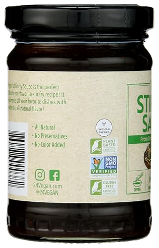 24Vegan Stir Fry Sauce - Vegan - All Natural - Non Gmo - No Msg - 7.5Oz - Stir Fry And Dipping Sauce