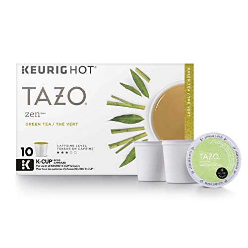 Tazo Tea K-Cups, Green Tea Zen, 10 Count (Pack Of 6)