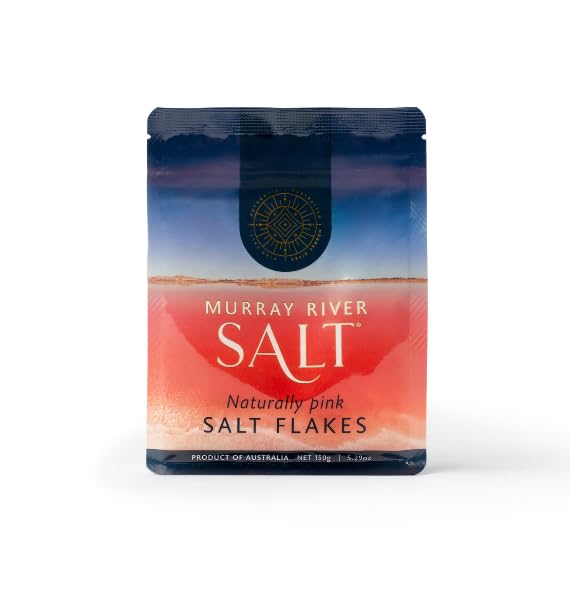 Murray River Gourmet Salt Flakes, Natural Chef Preferred, 5.25 oz Resealable Pouch