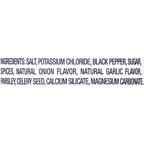 Morton Seasoning Blend, 25% Less Sodium, 7.5 Ounce (Pack of 6), Blue