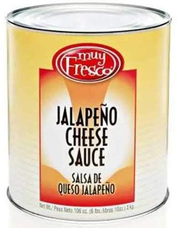Muy Fresco Jalapeno Trans Fat Free Cheese Sauce, 6.63 Pound -- 6 per case.
