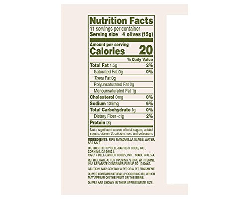 Lindsay Naturals Large Pitted Ripe Black Olives, 6 Oz (Pack Of 12)