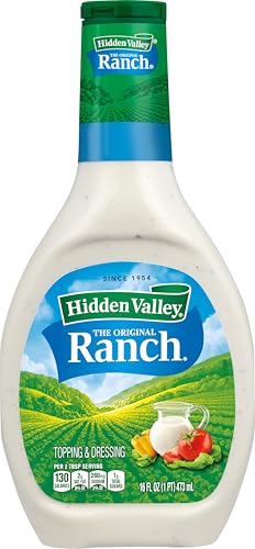 Hidden Valley Original Ranch Condiment and Dressing, Easy Squeeze Bottle, 16 Fl Oz (Package May Vary)
