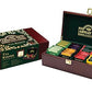 Ahmad Tea Wooden Tea Keeper Box with 80 Assorted Tea Bags, Model 921