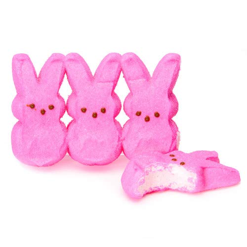 Pink Easter Bunny Shaped Peeps Marshmallow, 3 Ounce, Pack Of 2