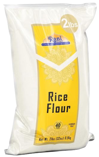 Rani Rice (White) Flour 32Oz (2Lbs) 908G ~ All Natural | Gluten Friendly | Vegan | Non-Gmo | Kosher | Indian Origin