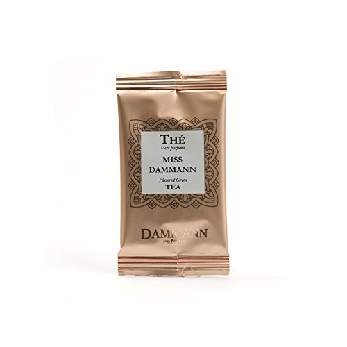 Dammann Freres Loose Leaf  Miss Dammann  enhanced French Gourmet Green Tea  Blend Ginger  Passion Fruit  Lime Flavors  3.52 Ounce Tin