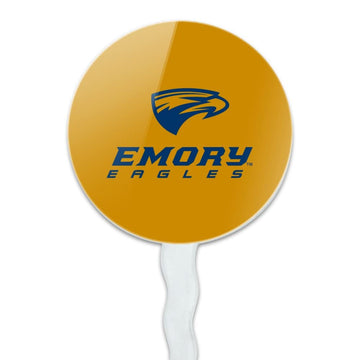 Emory University Secondary Logo Cupcake Picks Toppers Decoration Set Of 6