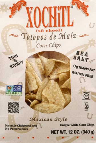 Xochitl Corn Chips, Totpos de Ma  z, 12 Oz