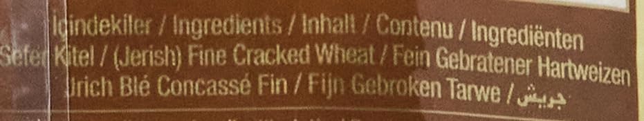 Duru Jerish (Fine Cracked Wheat), 35.2Oz (1000G), Wheat Berries, 100% Natural And Certificated, High Fiber And Protein, Non-Gmo,
