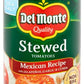 Del Monte, Mexican Recipe Stewed Tomatoes (With Jalapenos, Garlic & Cumin), 14.5Oz Can (Pack Of 6)