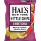Hal's New York Kettle Cooked Gluten Free Sweet Chili Flavored Potato Chip Crisps, 2 Oz (Pack of 6)