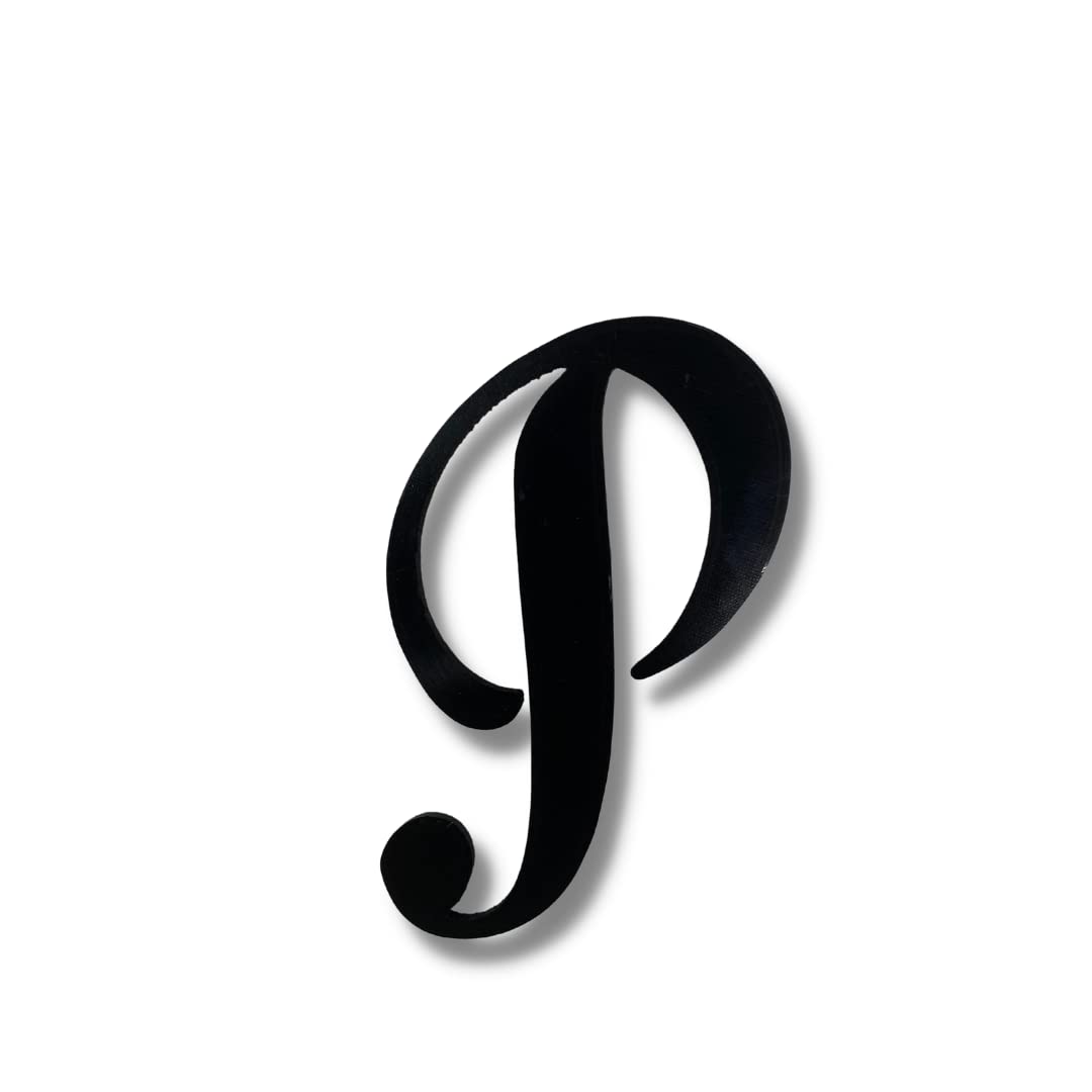 Freshe Boglets - Decorative Bogg Bag Alphabet Lettering - Personalize Your Bag With 3D Printed Alphabet Letters (P, Small)