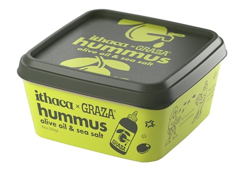 Ithaca x Graza Sea Salt & Olive Oil Hummus, 10oz