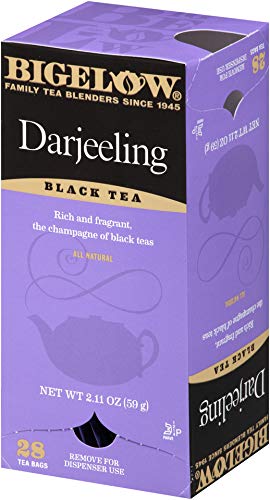 Bigelow Tea Darjeeling Blend Black Tea, Full Caffeine, 28 Count Boxes, Pack of 6