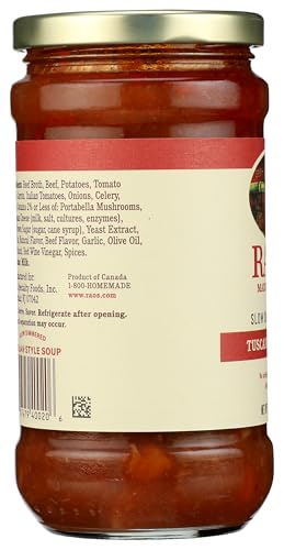 Rao'S Homemade Slow Simmered Soup, Tuscan-Style Beef, 15.5 Ounce (Pack Of 6)
