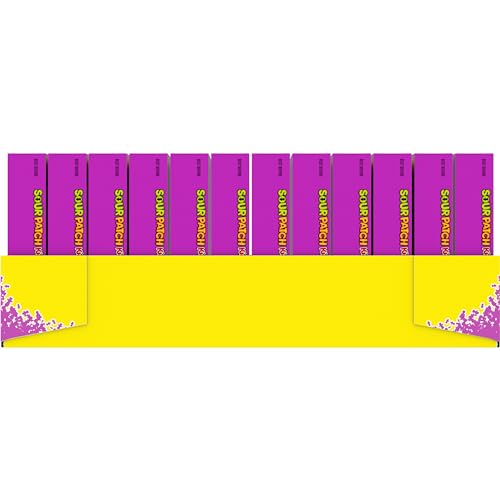 SOUR PATCH KIDS Zombie Orange & Purple Soft & Chewy Halloween Candy  Bulk Candy  12 - 3.5 oz Trick or Treat Boxes