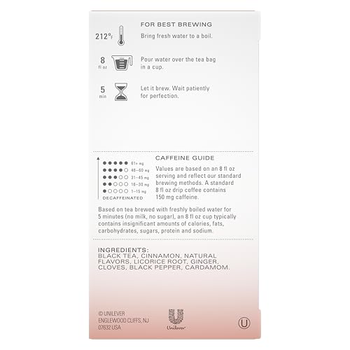 Tazo Pumpkin Spice Chai Tea Bags - 20 Bags