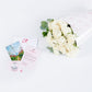 Aquarossa Farms - 48 White Roses Bouquet, Fresh Flowers For Delivery, Flower Fresh Bouquet, Gift Idea For Graduation, Birthday,