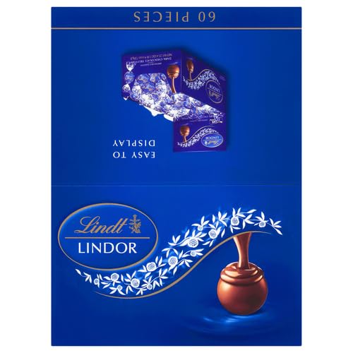 Lindt Chocolate Lindor Truffles, Dark Chocolate, Great For Holiday Gifting, 60 Count(Pack Of 1)