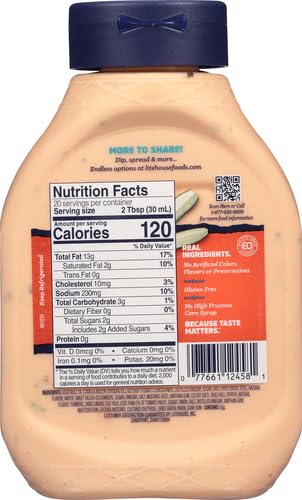 Litehouse 1000 Island Dressing, 20 oz