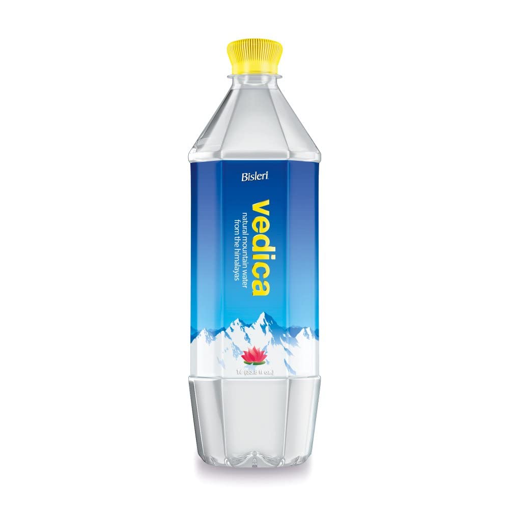 Bisleri Drinking Water - Vedica, 1L Bottle [Pack Of 12]