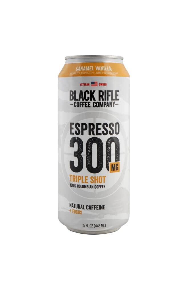 Black   Coffee Company RTD Caramel Vanilla Beverage - 15 Fl Oz (Pack of 12) - Natural Flavor