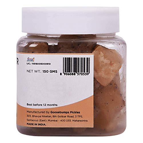 Goosebumps Masala Ginger Dehydrated Fruit After Meal, 150 G