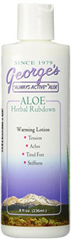 George'S Aloe Vera Herbal Rubdown - 8 Fl Oz, 8 Ounce
