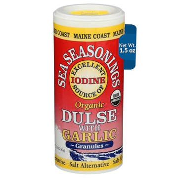 Dulse Granules With Garlic 1.5 Oz Shaker - Sea Seasonings - Organic