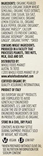 365 by Whole Foods Market Organic Lemon Herb Pearled Couscous 5 OZ