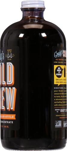 Gradys Cold Brew Iced Coffee, 32 oz