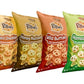 Unique Snacks Puffzels Variety Pack, Aged Cheddar And Honey Mustard, 2 Bags Of Each, Gluten-Free Snacks, 4.8 Ounce Snack Bags, Pack Of 4