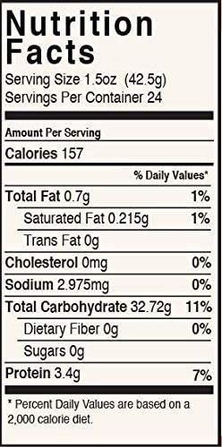 Pride Of India - Extra Long Brown Basmati Rice - Naturally Aged Healthy Grain, 3 Lbs Jar