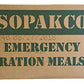 6/2021 Pack Date - 6/2026 Expiration Mres With 16 Mres-Reduced Sodium Food Rations-Meals Ready To Eat-2021 Manufacture Date