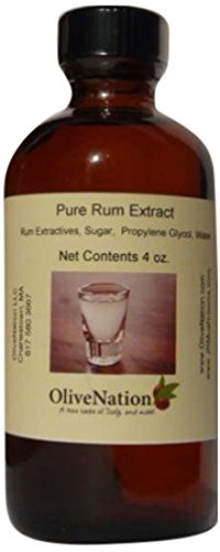 OLIVENATION Rum Flavor Extract - Non-GMO, Gluten Free, Vegan - 8 Ounces - Model ERM8