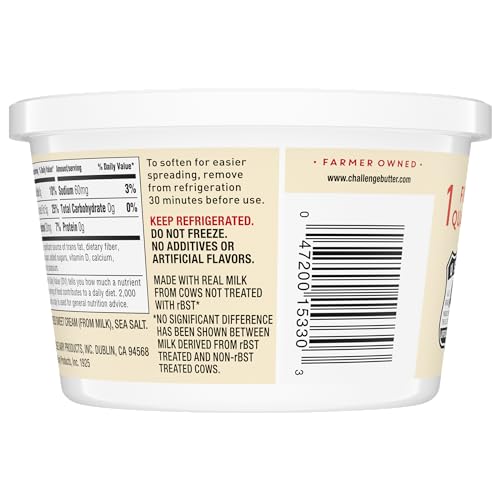 Challenge Dairy, Salted Whipped Butter, 8 oz